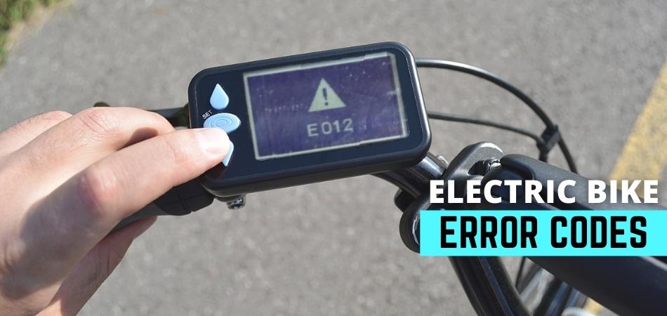 Electric Bike Error Codes